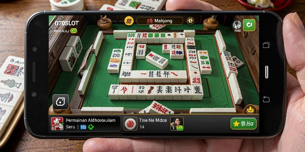 Tampilan gameplay Mahjong yang menarik dalam 070SLOT.