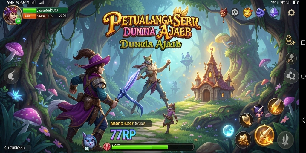Tampilan gameplay <strong>77RP</strong> yang memukau dalam petualangan seru.