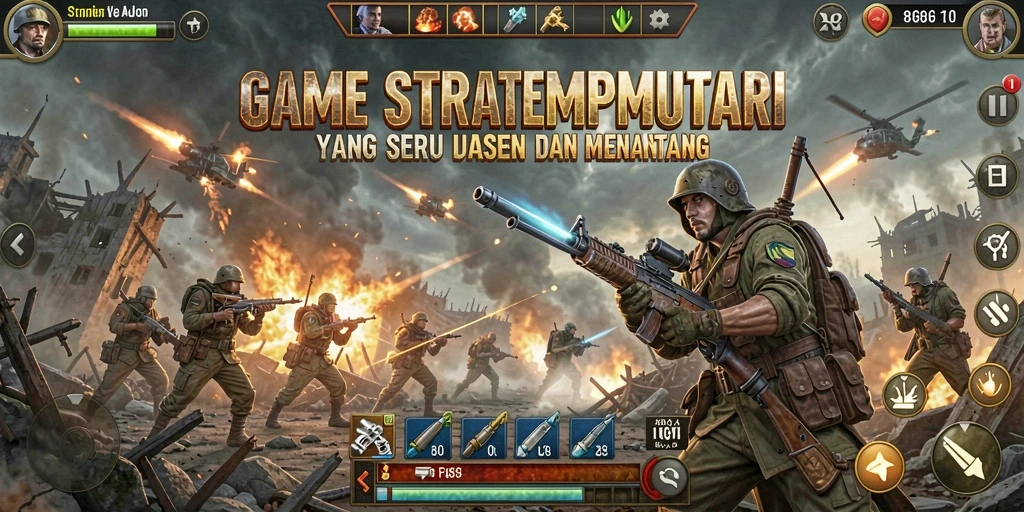 Tampilan gameplay SLG yang menegangkan dan menarik dari 8G8G.