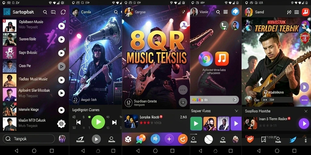 Screenshot dari gameplay 8QR yang menampilkan pengalaman musik interaktif dan menyenangkan.