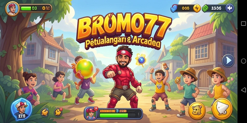 Tampilan gameplay BROMO77 yang seru dan penuh aksi.