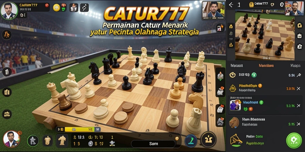 Tampilan gameplay menarik dari <strong>CATUR777</strong> dengan strategi catur yang menawan.
