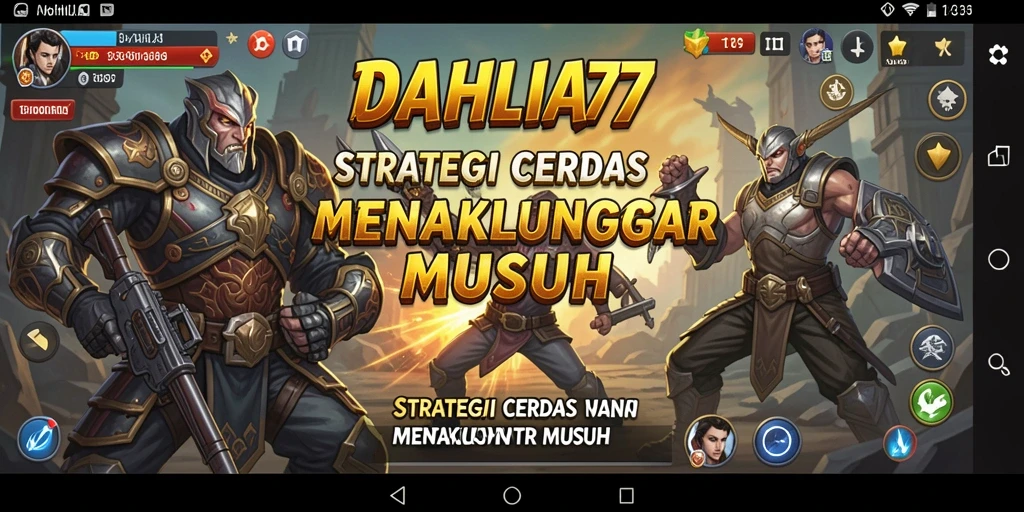 Tampilan awal gameplay DAHLIA77 yang penuh strategi.