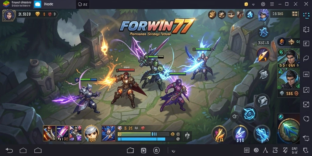 Tampilan menarik dari gameplay SLG yang intens di FORWIN77.