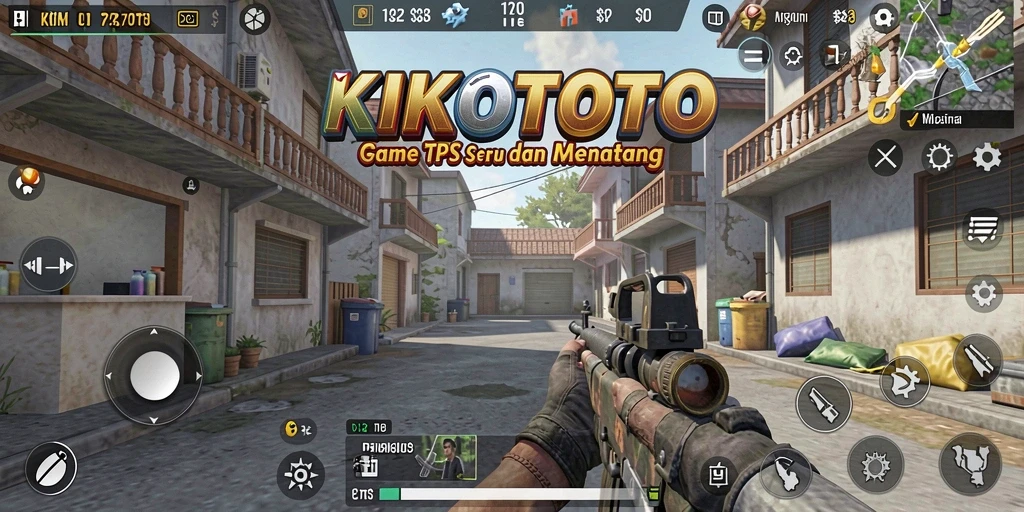 Tampilan gameplay KIKOTOTO yang mendebarkan dan penuh aksi.