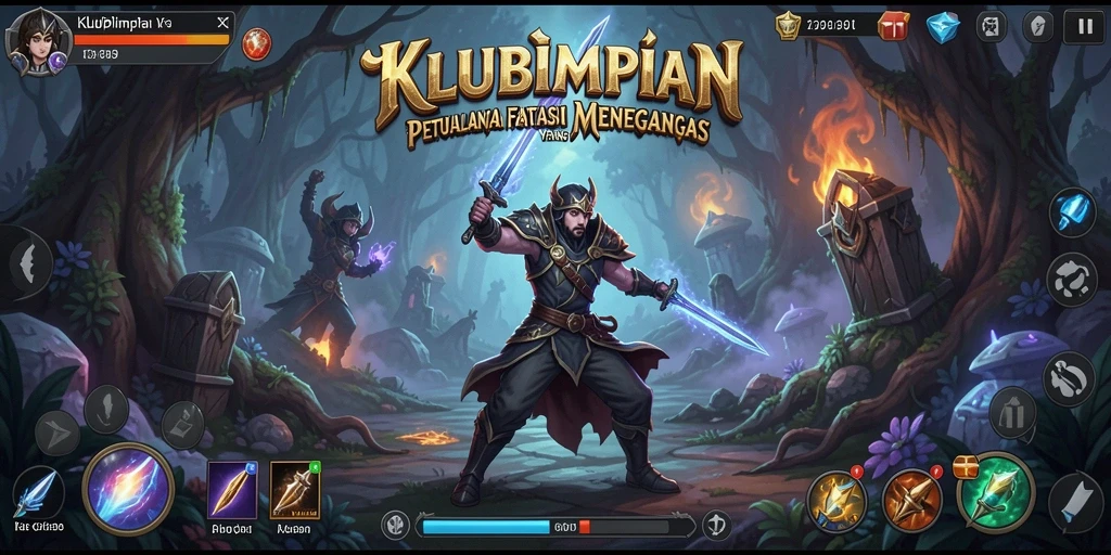 Tampilan gameplay KLUBIMPIAN yang seru dan menegangkan.