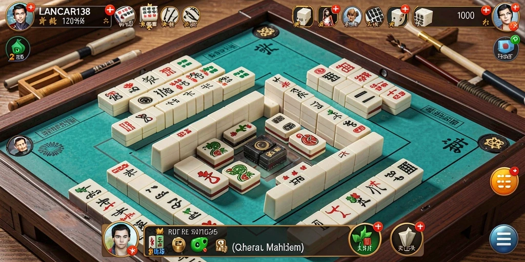Tampilan gameplay seru dalam LANCAR138, nikmati setiap tantangan Mahjong.