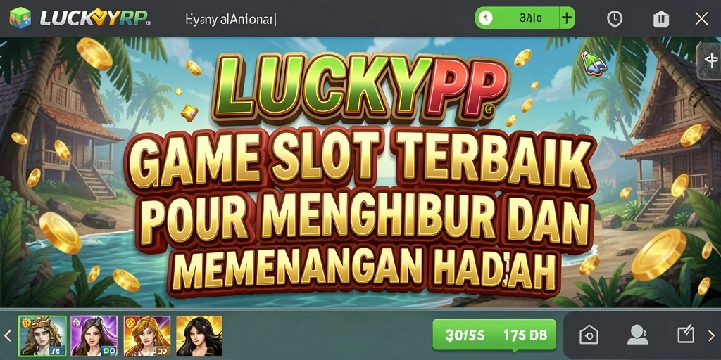 Tampilan menarik gameplay LUCKYRP yang penuh warna dan seru.