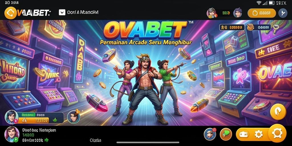 Screenshot dari gameplay seru OVABET yang menggambarkan aksi Arcade.