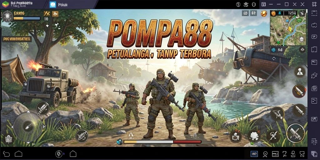Tampilkan gameplay seru dari petualangan di POMPA88.