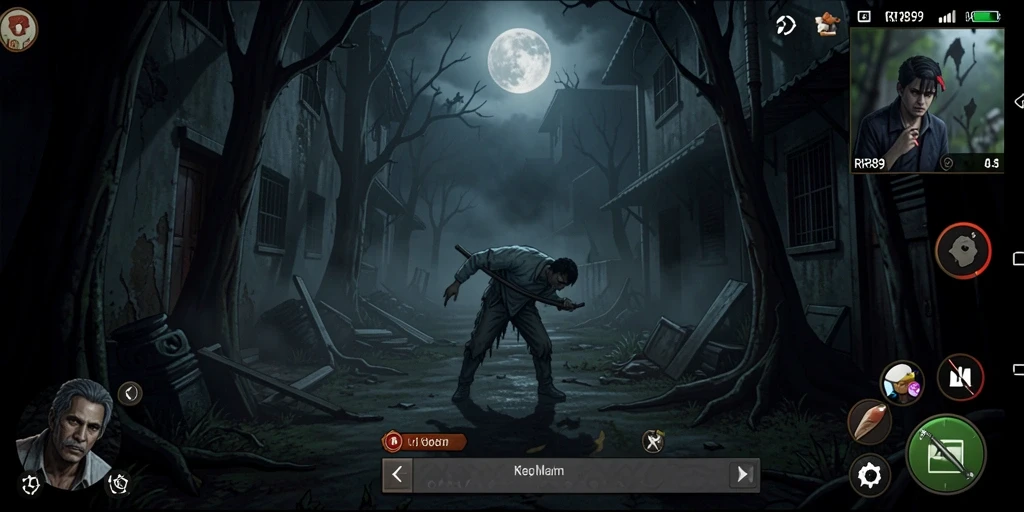Screenshot gameplay menampilkan suasana mencekam di RR89.