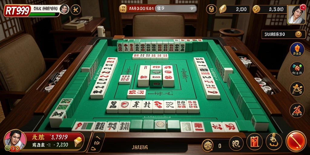 Screenshot gameplay Mahjong yang mendebarkan di RT99.