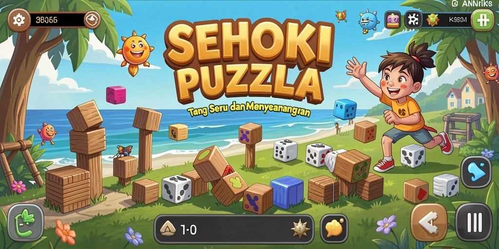 Tampilan gameplay SEHOKI yang menantang dan menarik.