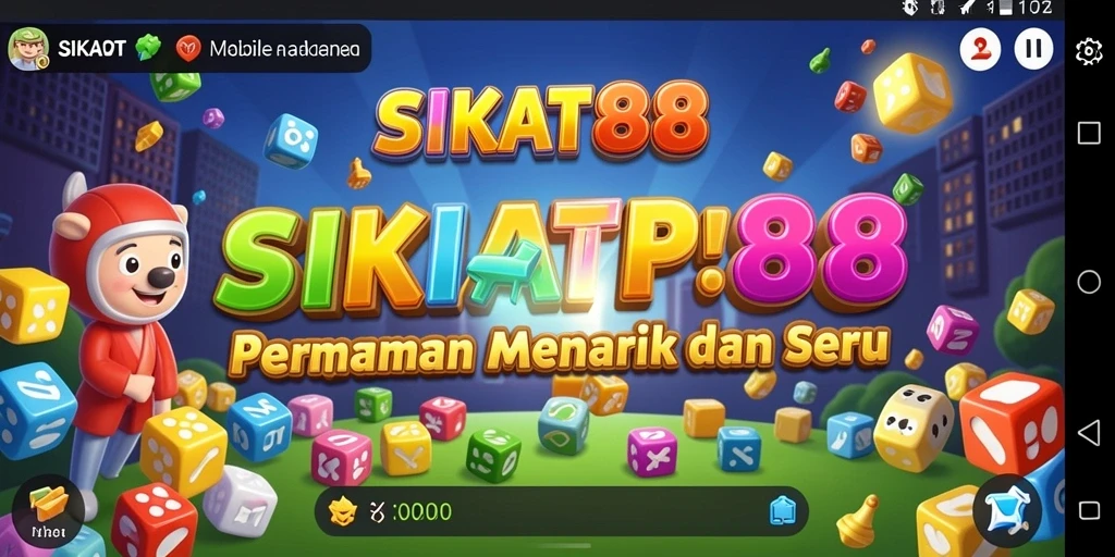 Tampilan menarik dari gameplay Puzzle SIKAT88 yang menantang.