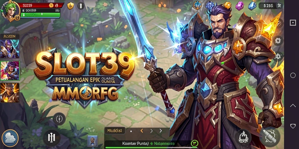 Screenshot gameplay <strong>SLOT39</strong> yang menunjukkan aksi menantang dalam dunia MMORPG.