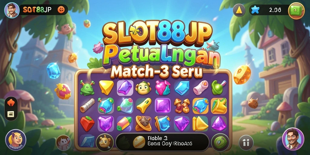 Gambaran gameplay seru dalam SLOT88JP yang penuh warna.