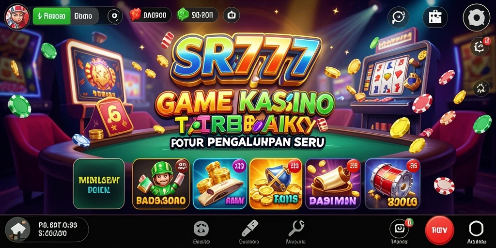 Tampilan gameplay Kasino SR777 yang seru dan mendebarkan.