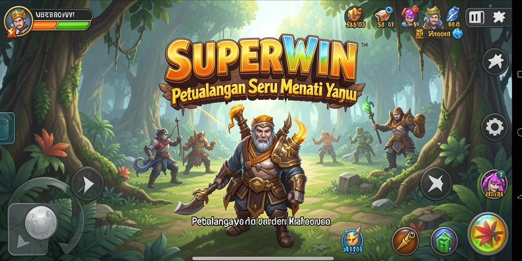 Gameplay SUPERWIN menampilkan petualangan yang mendebarkan dan grafis yang menawan.