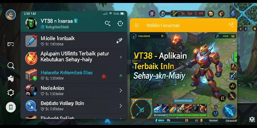 Tampilan antarmuka VT38 yang modern dan intuitif.