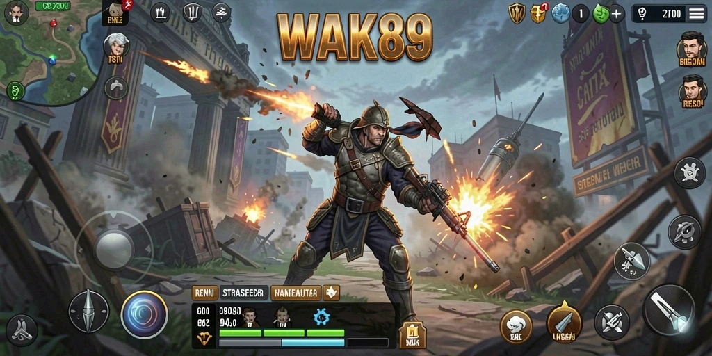 Gameplay menarik dengan strategi mendalam di WAK89.