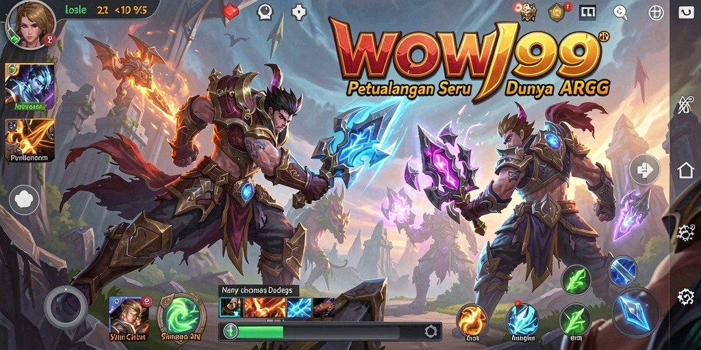 Gameplay WOW99 yang seru dan petualangan menegangkan.